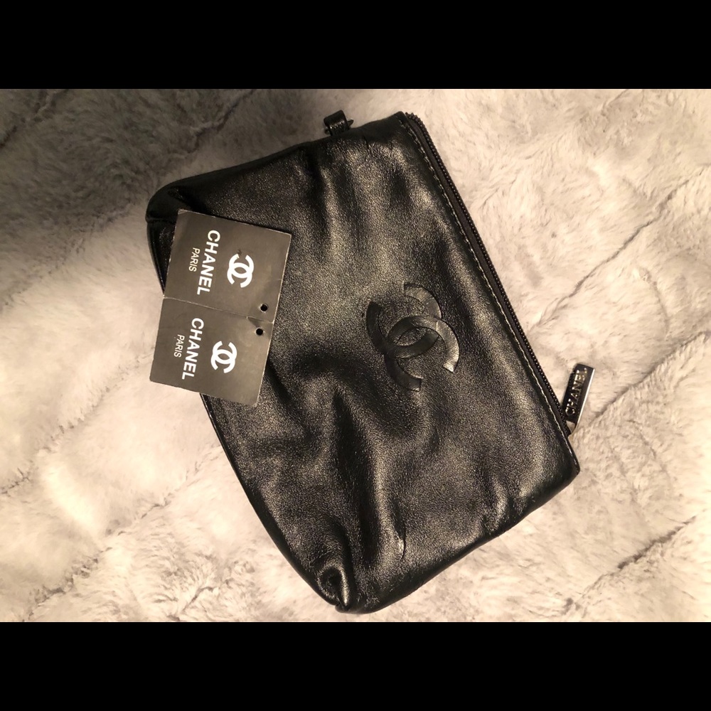 Chanel mini cosmetic bag